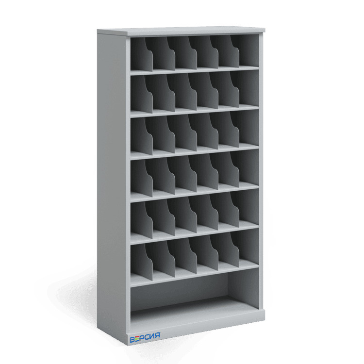 Металлический шкаф для 36 противогазов ХПГ-36, без дверей Металлический шкаф для 36 противогазов ХПГ-36, без дверей