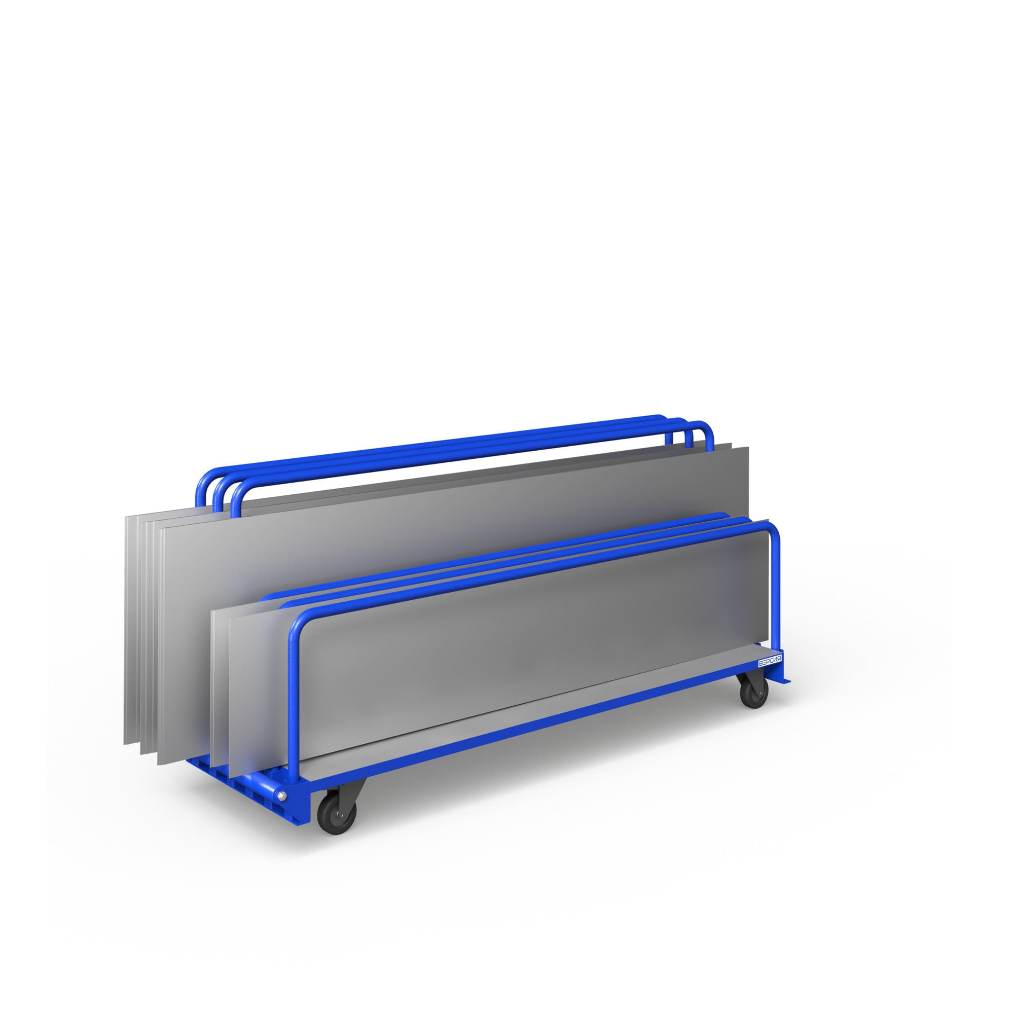 Стеллаж на колесах для перевозки листового материала СМК-1800х600 Стеллаж на колесах для перевозки листового материала СМК-1800х600