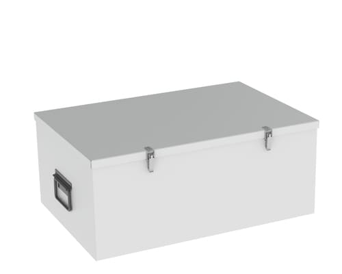 Ящик металлический для ветоши с крышкой ДВ-600-2 Ящик металлический для ветоши с крышкой ДВ-600-2