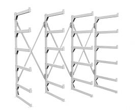 Стеллаж консольный металлический СтК-03