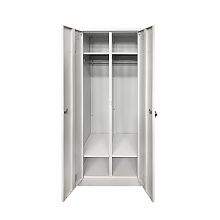 Шкаф металлический для одежды двухдверный 1850х600х500мм (2L-B1A)