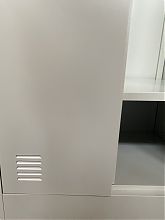 Шкаф металлический для одежды двухдверный 1850х600х500мм (2L-B1A)