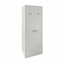 Шкаф металлический для одежды двухдверный 1850х600х500мм (2L-B1A)