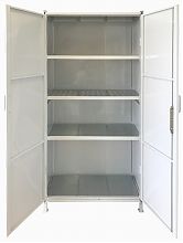 Стеллаж-шкаф СТ-300 со сплошными дверьми 2000х980х400, 3 полки