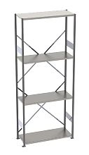 Стеллаж S90 2480х1000х300, 4 полки, осн. секция