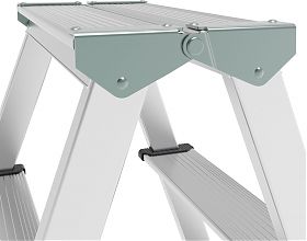 Стремянка алюминиевая двухсторонняя NV1120.8