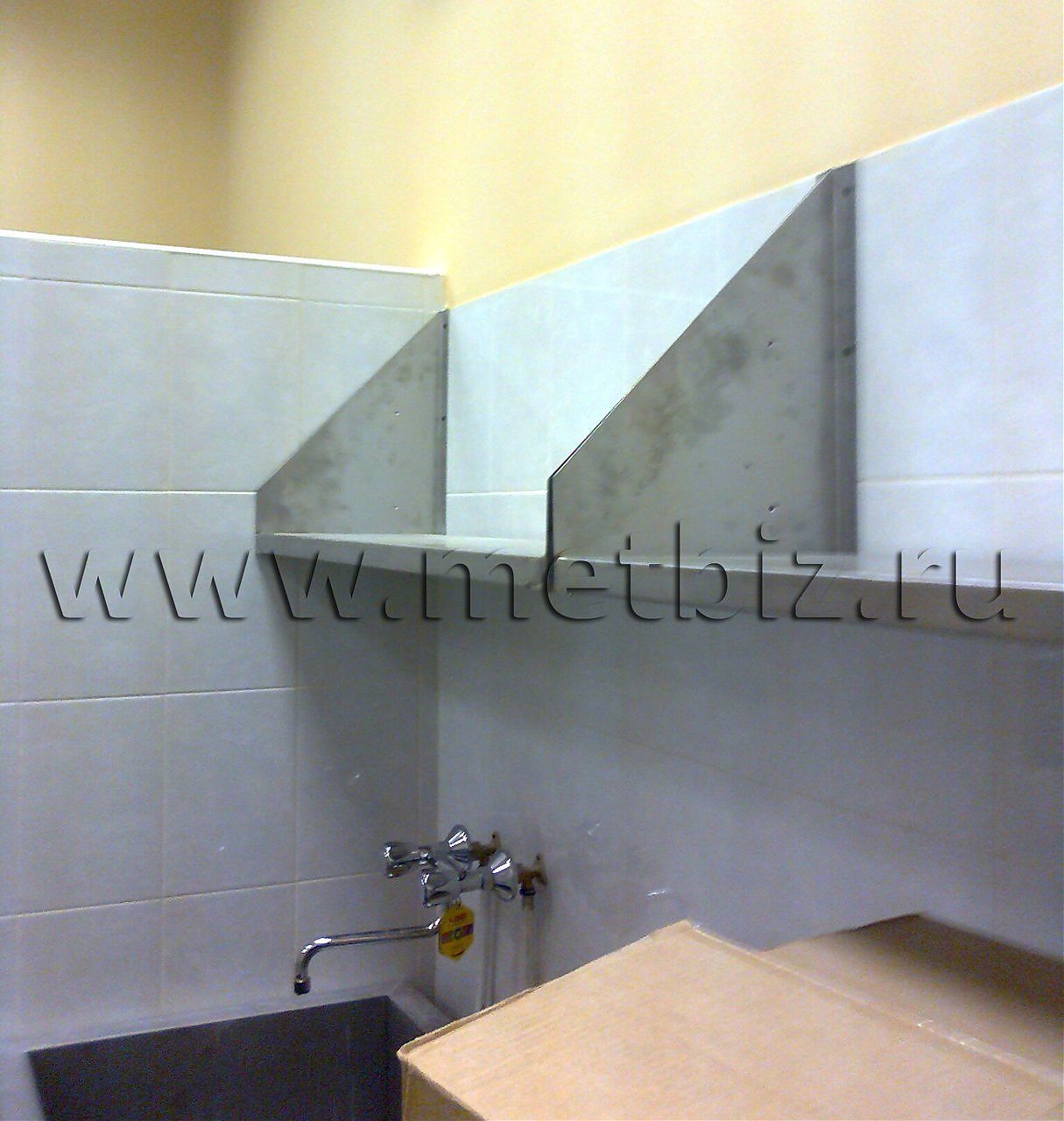 Полки из нержавеющей стали по техническому заданию. Полки из нержавеющей стали по техническому заданию.