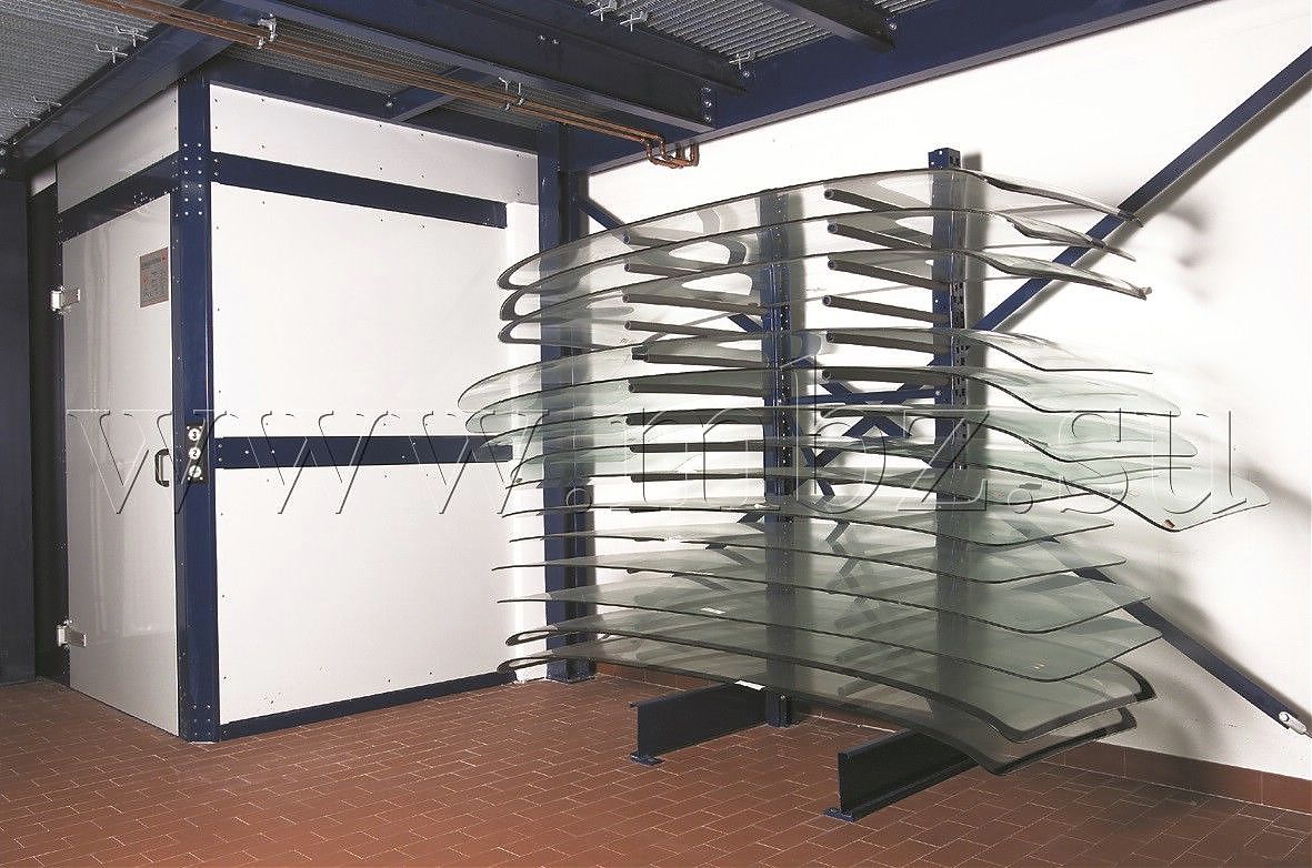 Фото стеллажа для складирования стекол Фото стеллажа для складирования стекол