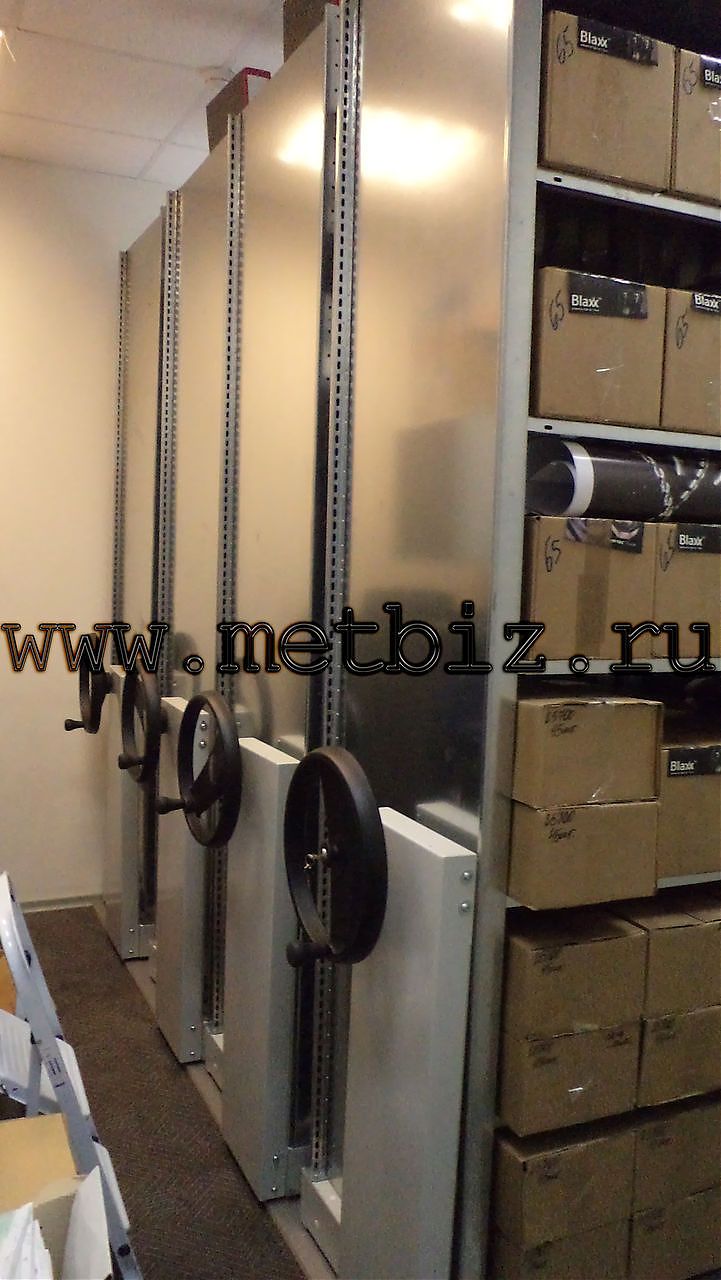 Мобильные стеллажи МЕТА Мобильные стеллажи МЕТА