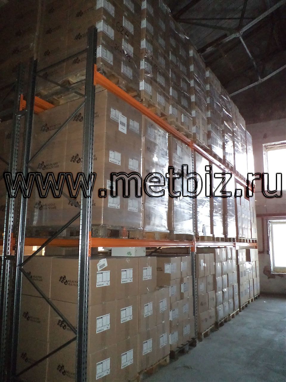 Стеллажи паллетные фронтальные Стеллажи паллетные фронтальные