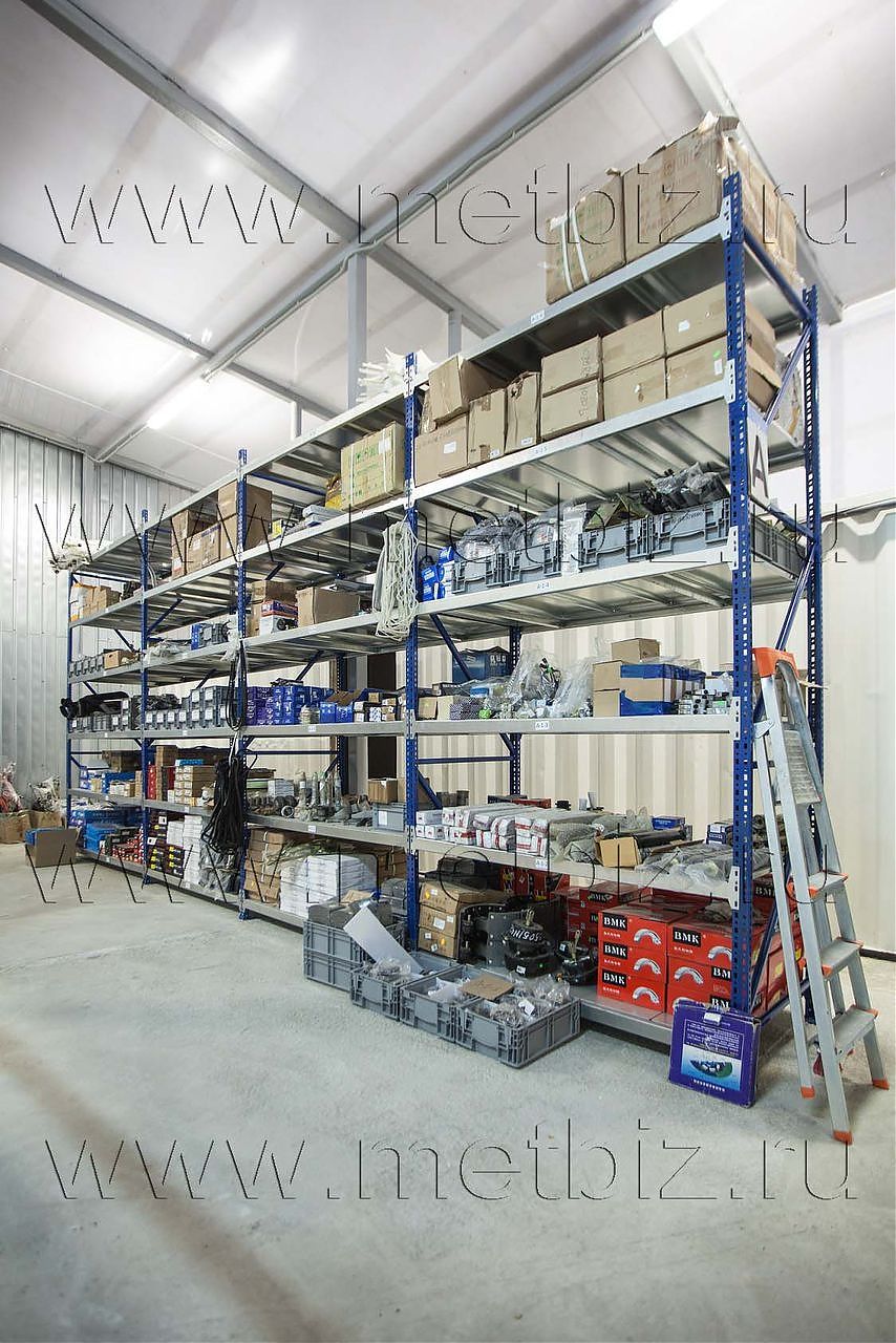 Среднегрузовые стеллажи (Н=3000) Среднегрузовые стеллажи (Н=3000)