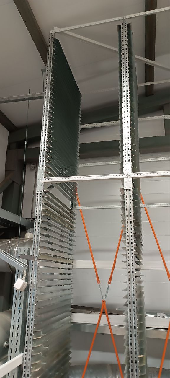 Монтаж стеллажа для хранения печатных форм Монтаж стеллажа для хранения печатных форм