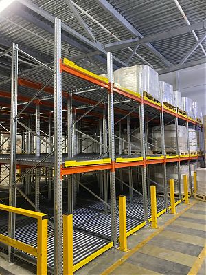 Во Всеволожске завершён монтаж паллетной гравитационной системы Во Всеволожске завершён монтаж паллетной гравитационной системы