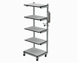 Подкатная стойка 1600х600x500 мм ESD (RAL7035)