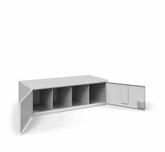 Металлический шкаф для противогазов ХПГ-4Г, с двумя дверцами Металлический шкаф для противогазов ХПГ-4Г, с двумя дверцами