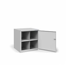 Металлический шкаф - ящик на 4 противогаза ХПГ-4В, общая дверца Металлический шкаф - ящик на 4 противогаза ХПГ-4В, общая дверца