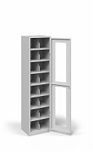 Шкаф для СИЗ на 16 ячеек ХПГ-16, дверца из акрилового стекла Шкаф для СИЗ на 16 ячеек ХПГ-16, дверца из акрилового стекла