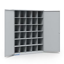 Металлический шкаф для 30 противогазов ХПГ-30, с двумя дверьми Металлический шкаф для 30 противогазов ХПГ-30, с двумя дверьми